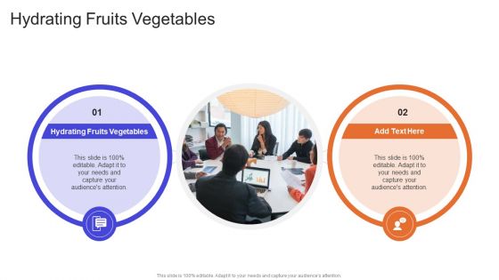 Hydrating Fruits Vegetables In Powerpoint And Google Slides Cpb