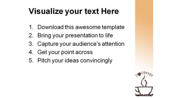 I Love Coffee Food PowerPoint Templates And PowerPoint Backgrounds 0311