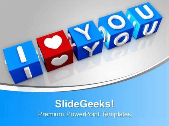 I Love You Couple Valentine Lifestyle PowerPoint Templates Ppt Backgrounds For Slides 0113