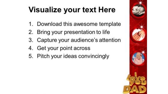 I Love You Dad Family PowerPoint Templates And PowerPoint Themes 1112
