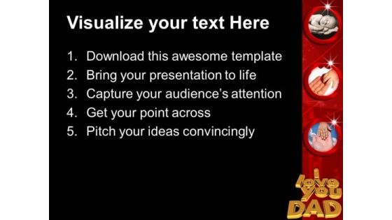 I Love You Dad Family PowerPoint Templates And PowerPoint Themes 1112