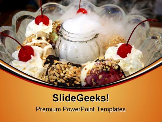Ice Cream Food PowerPoint Templates And PowerPoint Backgrounds 0211