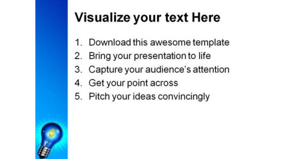 Idea And Dollar Sign Business PowerPoint Background And Template 1210