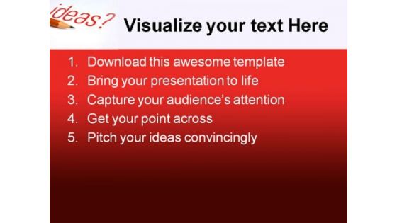 Ideas01 Business PowerPoint Template 0610