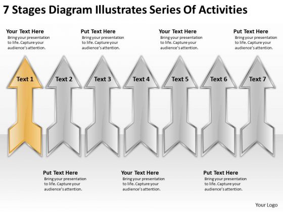 Illustrates Series Of Activities Writing Business Plans Examples PowerPoint Templates