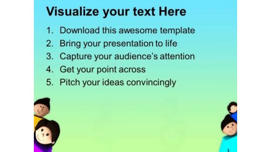 Illustration Of Happy Family PowerPoint Templates Ppt Backgrounds For Slides 0713