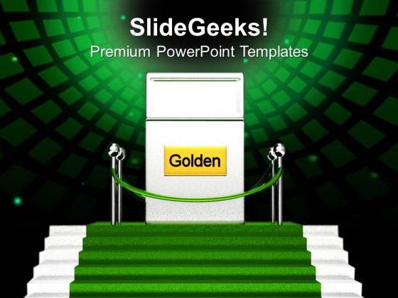 Illustration Of Stairs To Reach Success PowerPoint Templates Ppt Backgrounds For Slides 0213