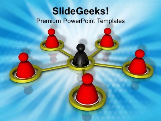 Image Of Business Network Concept PowerPoint Templates Ppt Backgrounds For Slides 0213