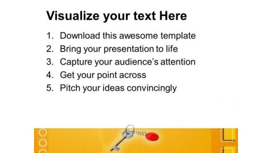Image Of Key Chain Protection PowerPoint Templates Ppt Backgrounds For Slides 0113