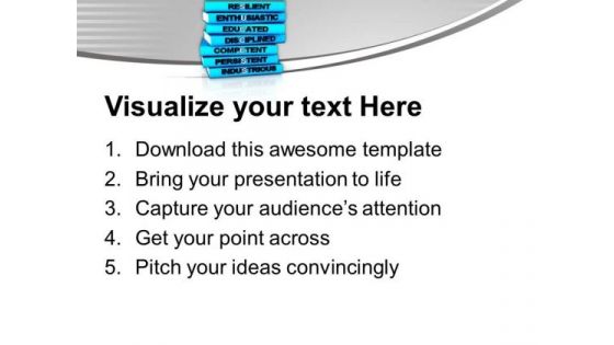 Image Of Stack Of Books PowerPoint Templates Ppt Backgrounds For Slides 0713