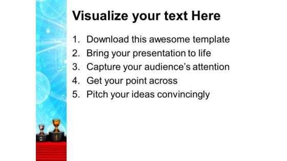 Image Of Winner Podium PowerPoint Templates Ppt Backgrounds For Slides 0213