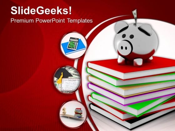 Increasing Cost Value Savings Education PowerPoint Templates Ppt Backgrounds For Slides 0213