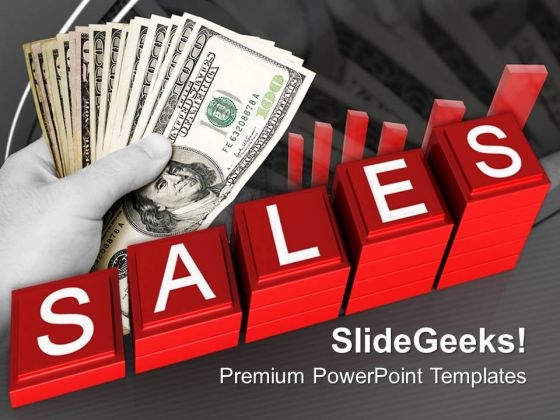 Increasing Sales Money PowerPoint Templates And PowerPoint Themes 0712