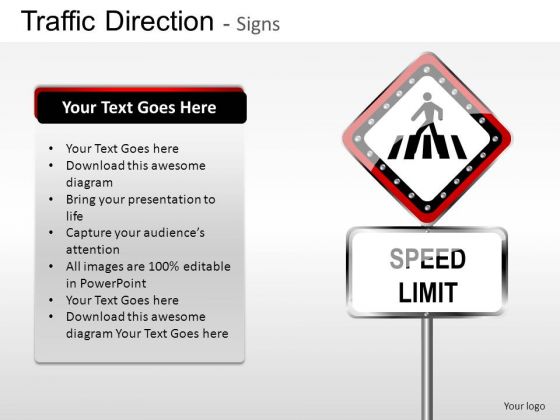 Indication Traffic Direction PowerPoint Slides And Ppt Diagram Templates