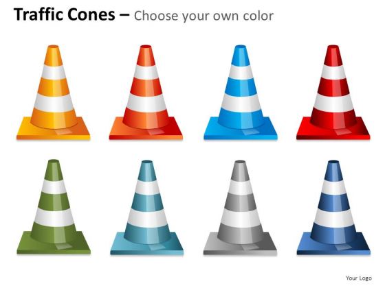 Industrial Traffic Cones PowerPoint Slides And Ppt Diagram Templates
