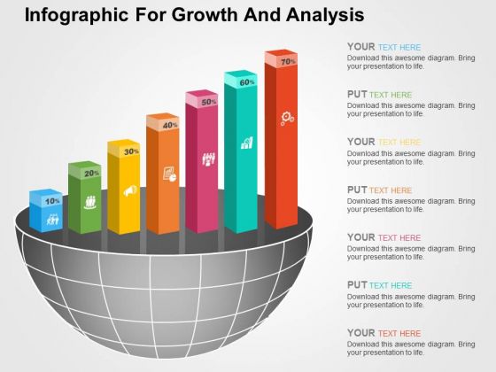 Infographic For Growth And Analysis PowerPoint Templates