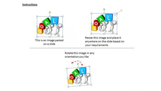 Innovative Marketing Concepts 3d Team Working For Goal Characters