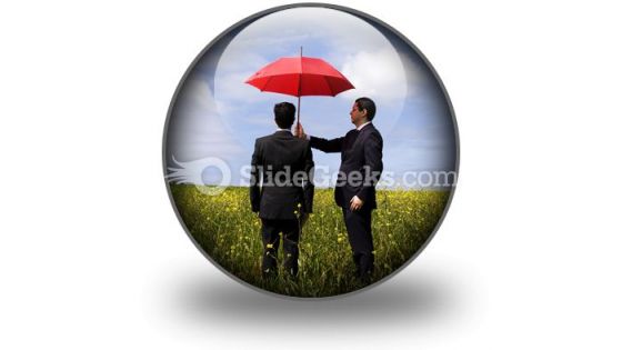 Insurance Agent PowerPoint Icon C