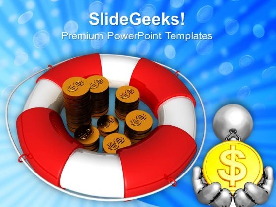 Insurance Of Monetary Business PowerPoint Templates And PowerPoint Themes 0812