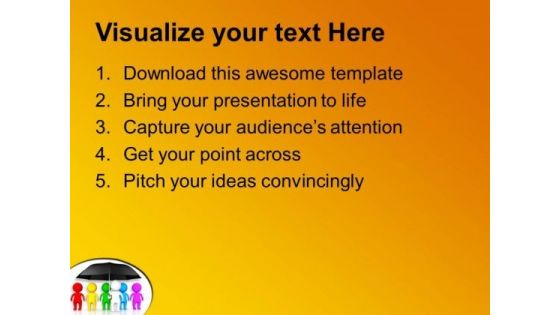 Insurance Protect People In Single Cover PowerPoint Templates Ppt Backgrounds For Slides 0413