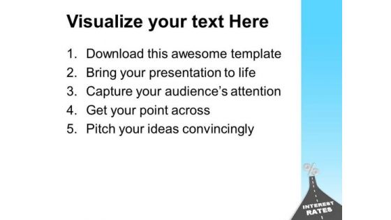 Interest Rates Are Raising Daily PowerPoint Templates Ppt Backgrounds For Slides 0513