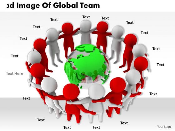 International Marketing Concepts 3d Image Of Global Team Business Statement