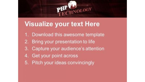 Internet Abstract Concept Php Technology PowerPoint Templates Ppt Backgrounds For Slides 0413