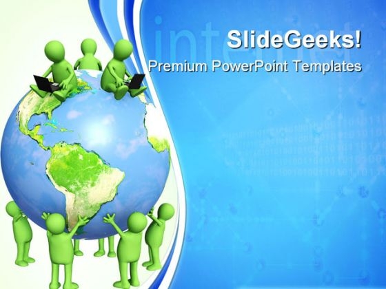Internet Global Communication PowerPoint Templates And PowerPoint Backgrounds 0611