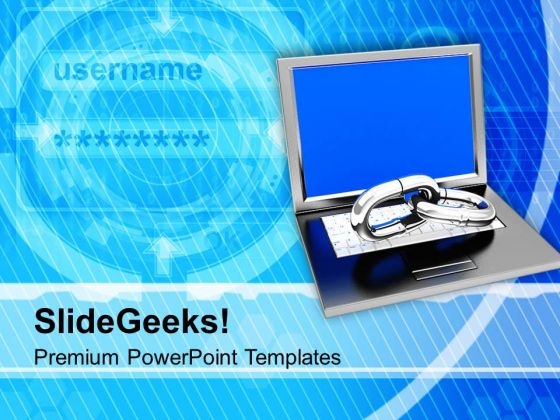 Internet Links Computer Technology PowerPoint Templates Ppt Backgrounds For Slides 0113