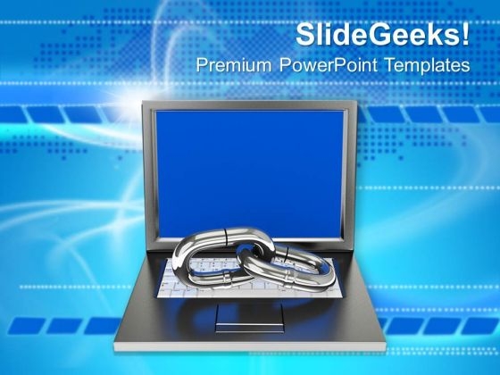 Internet Links To Networking Communication PowerPoint Templates Ppt Backgrounds For Slides 0113