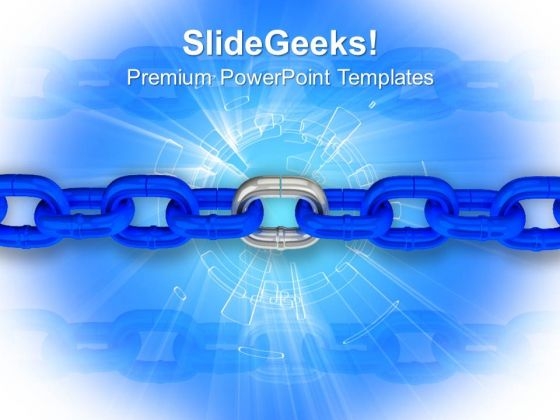 Interrelated Links Of Chain PowerPoint Templates Ppt Backgrounds For Slides 0213