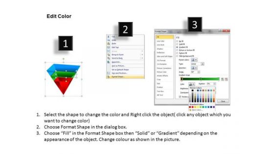 Inverted Pyramids PowerPoint Slides And Ppt Diagrams