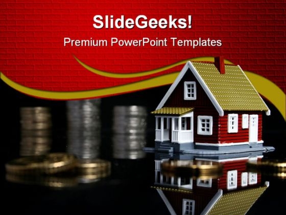 Invest In Houses Real Estate PowerPoint Templates And PowerPoint Backgrounds 0611