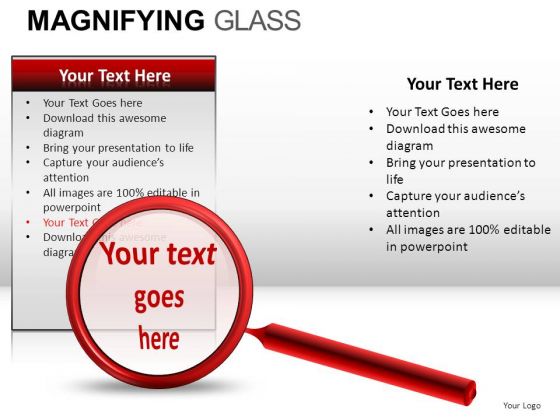 Investigation Glass PowerPoint Slides And Ppt Diagram Templates