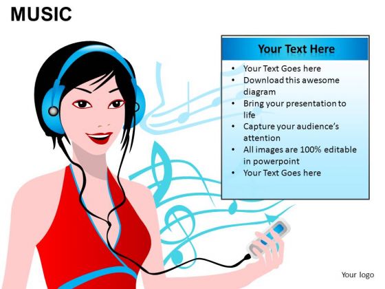 Ipod Music PowerPoint Slides And Ppt Diagram Templates