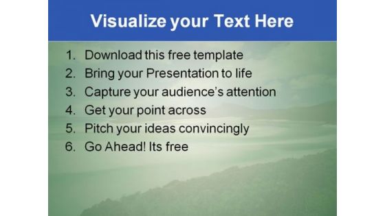 Beach Holidays PowerPoint Template