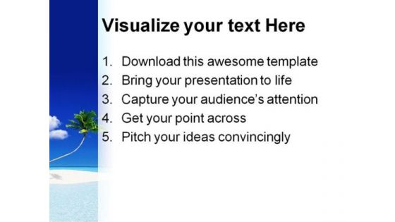Island Beach PowerPoint Themes And PowerPoint Slides 0411