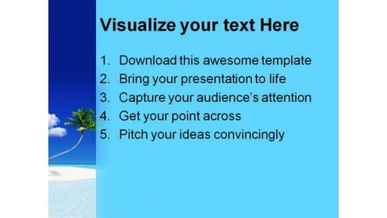 Island Beach PowerPoint Themes And PowerPoint Slides 0411
