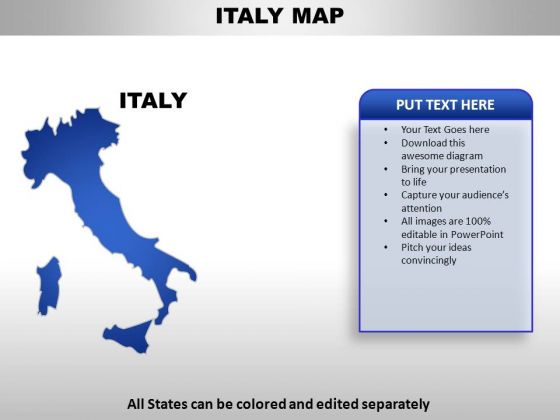 Italy PowerPoint Maps