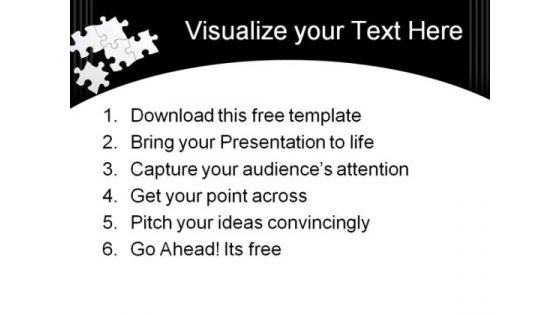 Business Puzzle PowerPoint Template