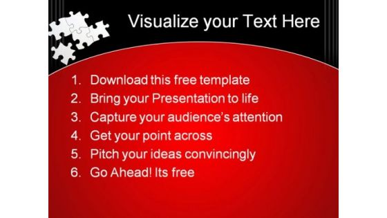 Business Puzzle PowerPoint Template
