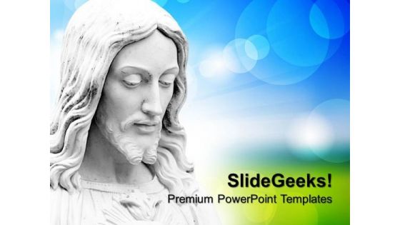 Jesus Christ Christian PowerPoint Templates And PowerPoint Themes 0712