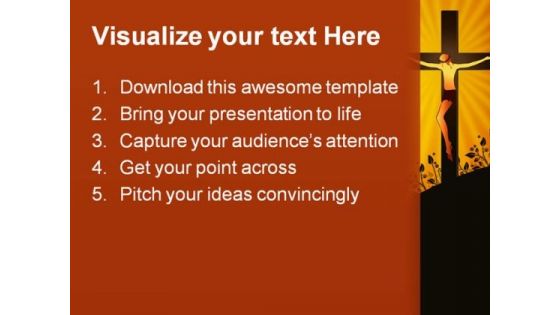 Jesus Christ Religion PowerPoint Themes And PowerPoint Slides 0211