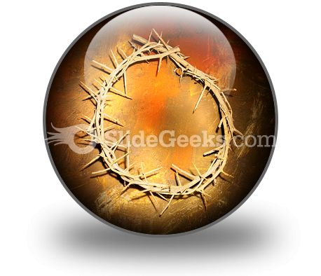 Jesus Crown PowerPoint Icon C