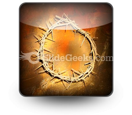 Jesus Crown PowerPoint Icon S
