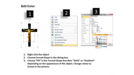 Jesus Crucifix Cross PowerPoint Slides And Ppt Diagram Templates