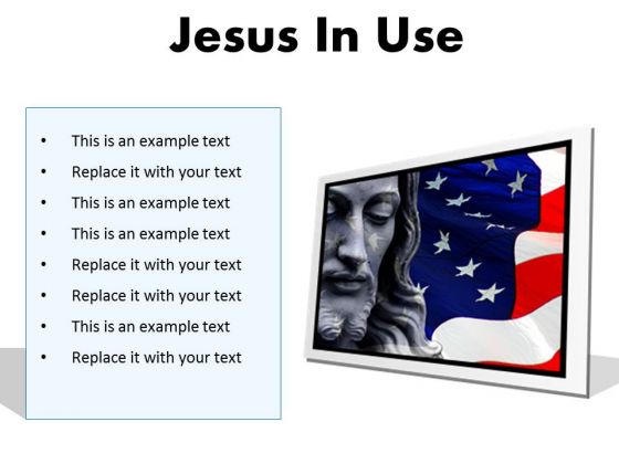 Jesus In Usa Religion PowerPoint Presentation Slides F