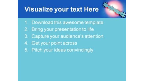 Jigsaw Puzzles Communication PowerPoint Templates And PowerPoint Backgrounds 0711