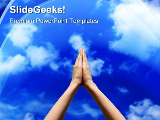 Join Hands For Peace Abstract PowerPoint Themes And PowerPoint Slides 0811