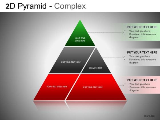 Joined Pyramids PowerPoint Slides And Ppt Templates